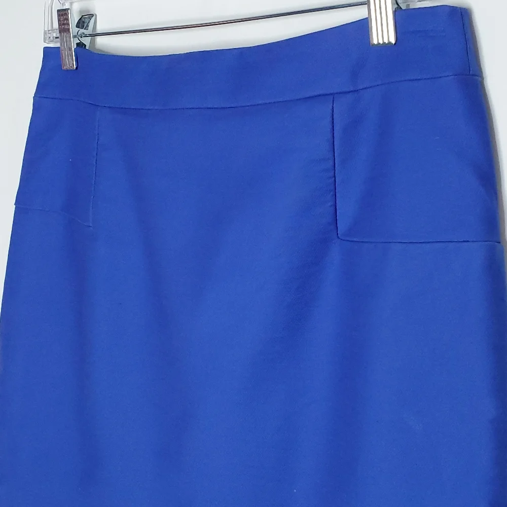 J. CREW Blue Skirt with Stretch